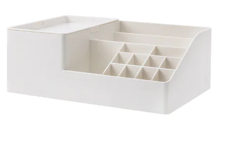 Caja organizadora de maquillaje y cuidado de la piel