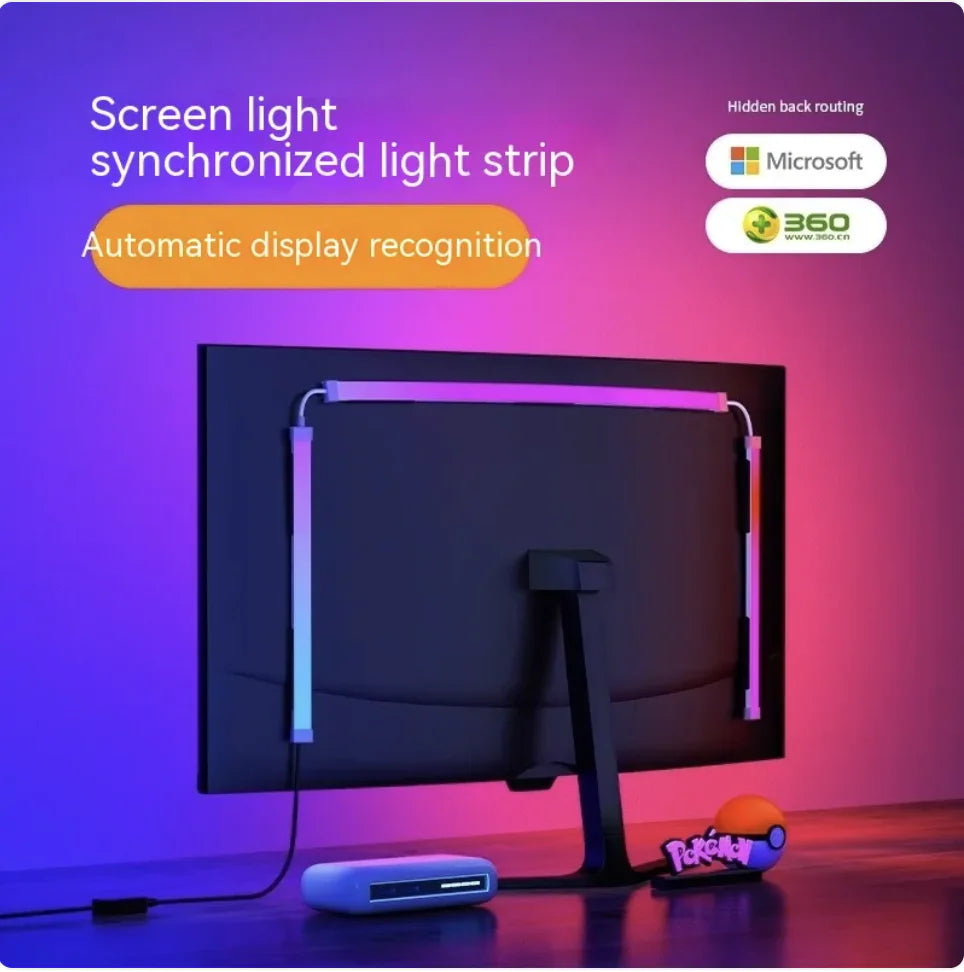 Luz de Fondo para Pantalla de Escritorio RGB