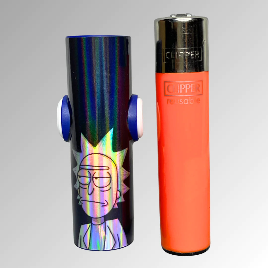 Lighter Case Rick Holographic Blue